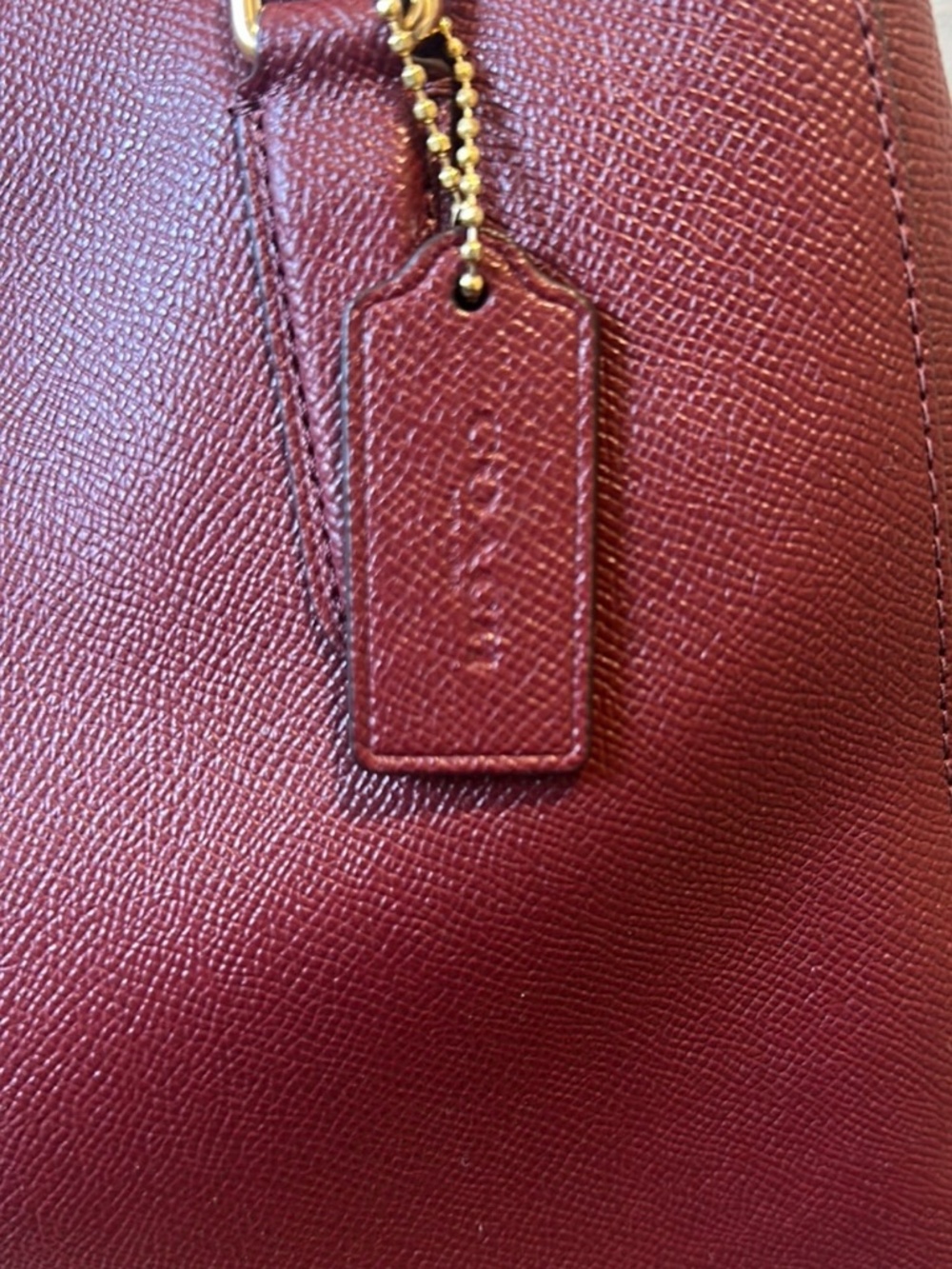 COACH Small Margot Carryall Crossgrain Leather Satchel - Picture 2 of 5